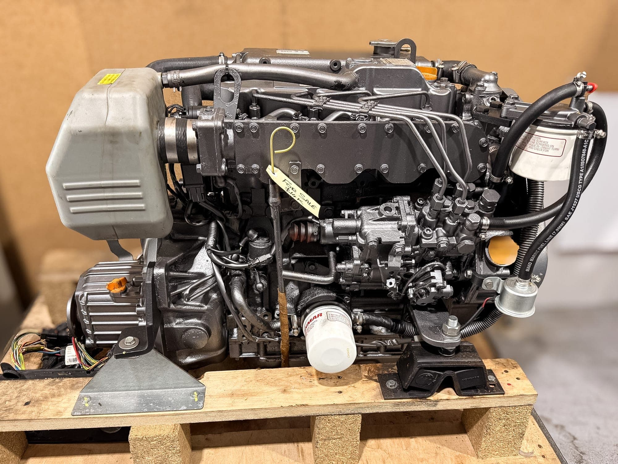 Yanmar 4JH5E with KM35P Gearbox