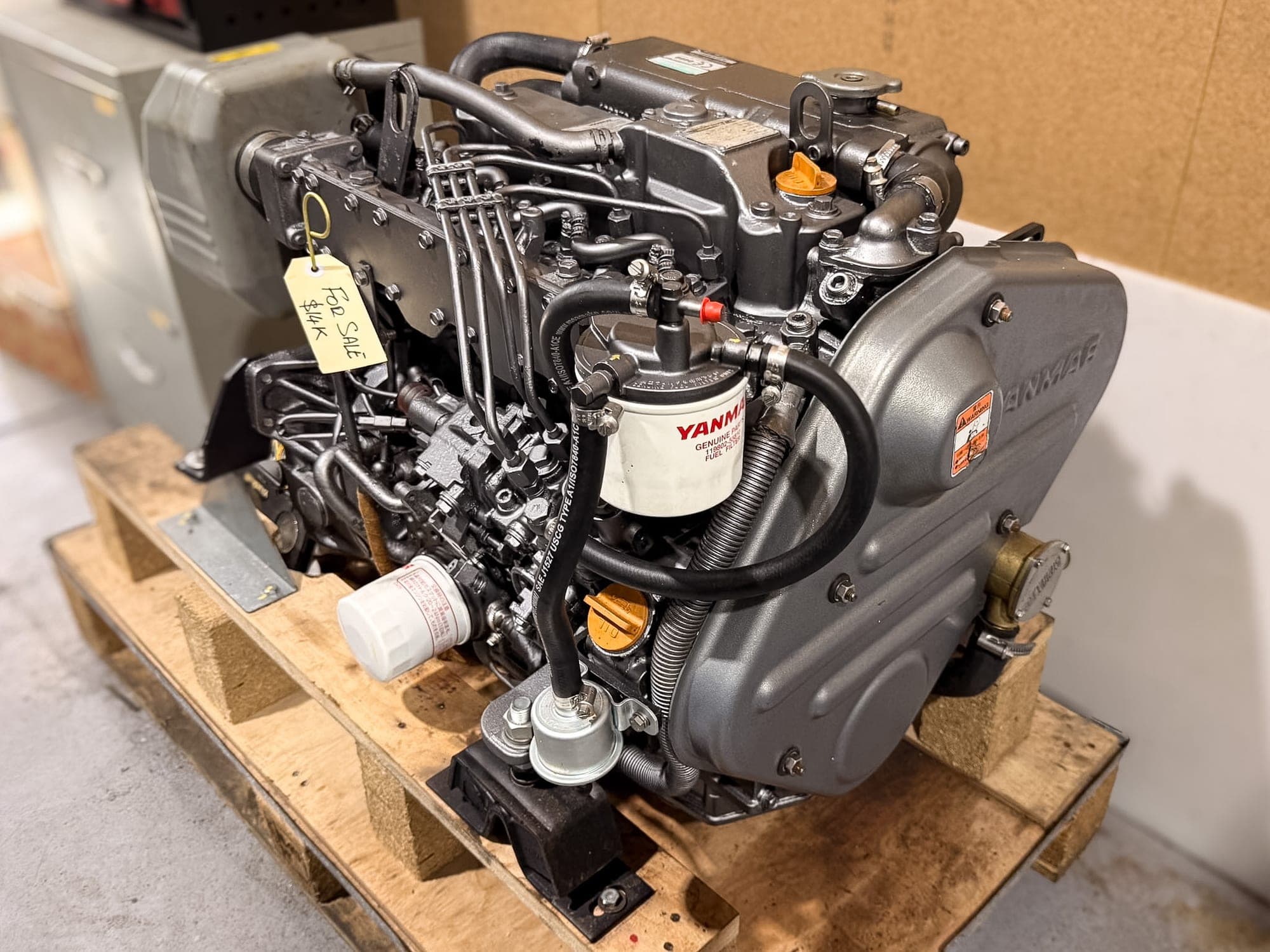 Yanmar 4JH5E with KM35P Gearbox