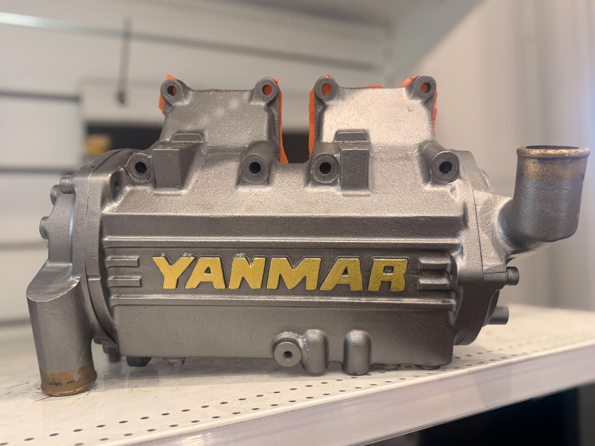 Yanmar 4LHA-STP Intercooler - Rebuilt